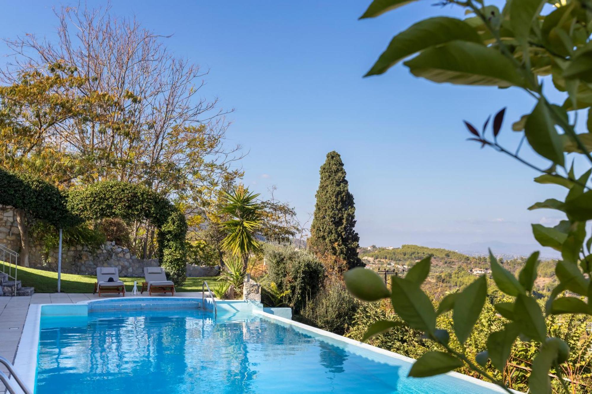 Villa Marrone Splendid Seaview Markopoulon Oropou Exterior photo